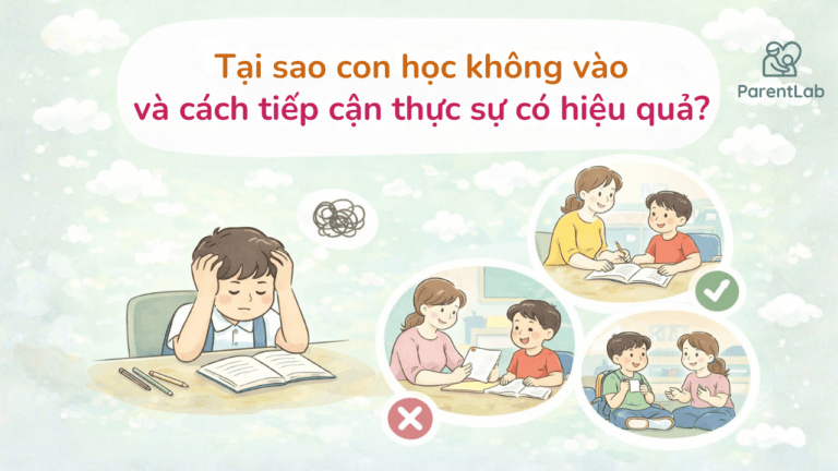Tại sao con học không vào và cách tiếp cận thực sự có hiệu quả?