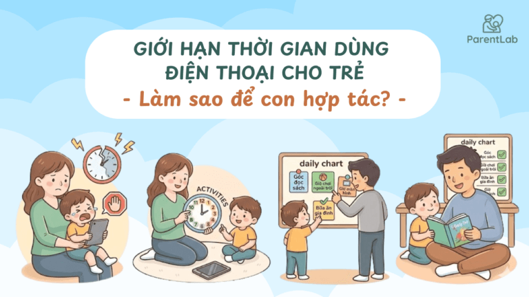 Giới hạn thời gian dùng điện thoại cho trẻ: Làm sao để con hợp tác mà không căng thẳng?