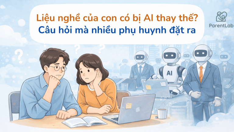 Liệu nghề của con có bị AI thay thế? Câu hỏi mà nhiều phụ huynh đặt ra