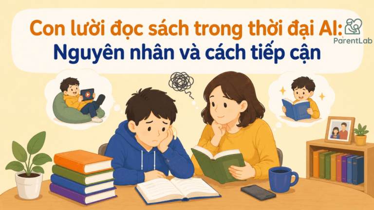 Con lười đọc sách trong thời đại AI: Nguyên nhân và cách tiếp cận