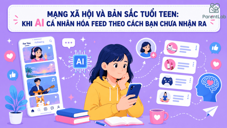 Mạng xã hội và bản sắc tuổi teen: Khi AI cá nhân hóa feed theo cách bạn chưa nhận ra