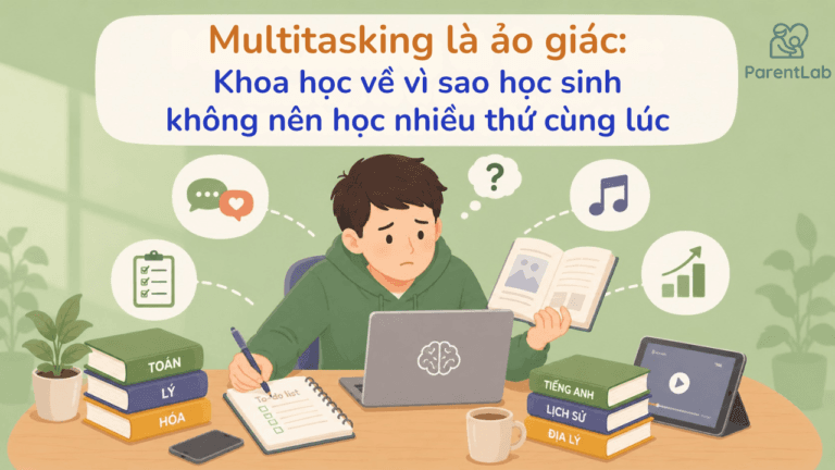 Multitasking là ảo giác: Khoa học về vì sao học sinh không nên học nhiều thứ cùng lúc