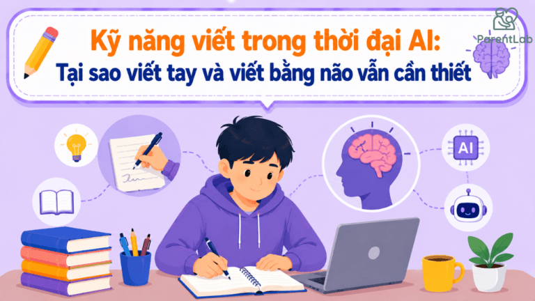 Kỹ năng viết trong thời đại AI: Tại sao viết tay và viết bằng não vẫn cần thiết?