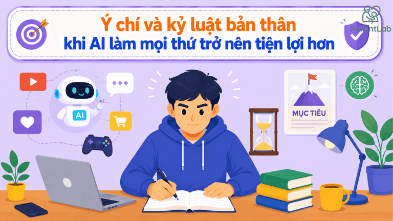 Ý chí và kỷ luật bản thân khi AI làm mọi thứ trở nên tiện lợi hơn