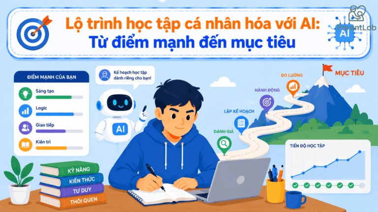 Lộ trình học tập cá nhân hóa với AI: Từ điểm mạnh đến mục tiêu