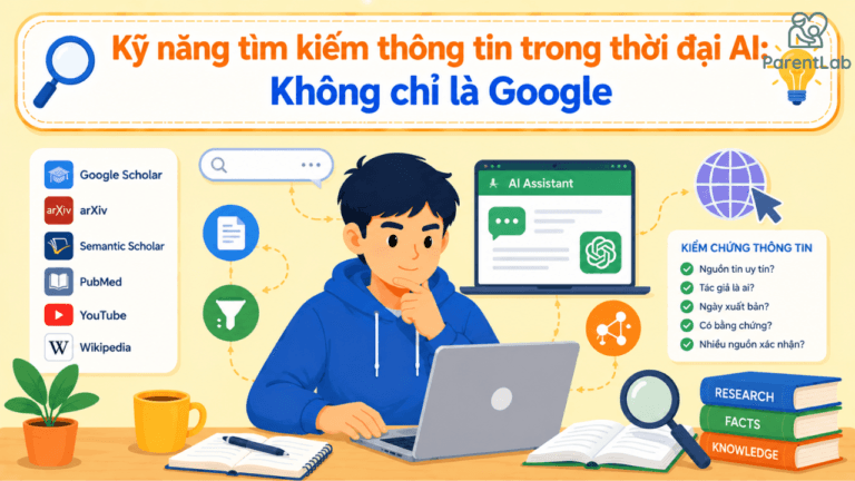 Kỹ năng tìm kiếm thông tin trong thời đại AI: Không chỉ là Google