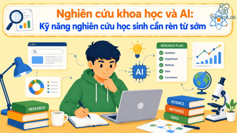 Nghiên cứu khoa học và AI: Kỹ năng nghiên cứu học sinh cần rèn từ sớm