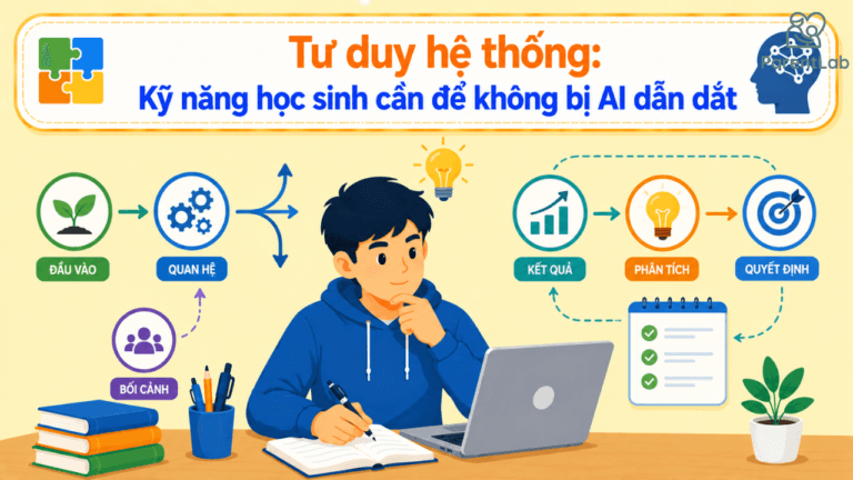 Tư duy hệ thống: Kỹ năng học sinh cần để không bị AI dẫn dắt