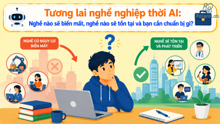 Tương lai nghề nghiệp thời AI: Nghề nào sẽ biến mất, nghề nào sẽ tồn tại và bạn cần chuẩn bị gì?