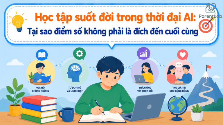 Học tập suốt đời trong thời đại AI: Tại sao điểm số không phải là đích đến cuối cùng