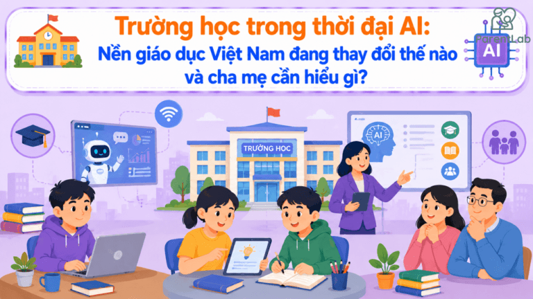 Trường học trong thời đại AI: Nền giáo dục Việt Nam đang thay đổi thế nào và cha mẹ cần hiểu gì?