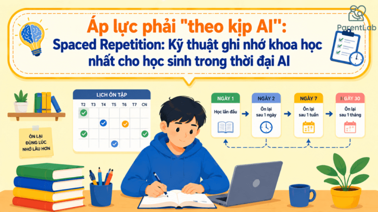 Spaced Repetition: Kỹ thuật ghi nhớ khoa học nhất cho học sinh trong thời đại AI