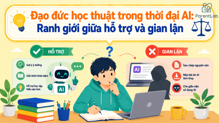 Đạo đức học thuật trong thời đại AI: Ranh giới giữa hỗ trợ và gian lận