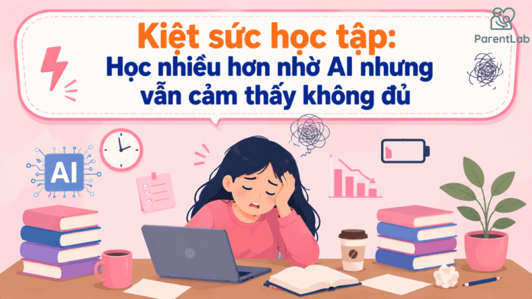 Kiệt sức học tập: Học nhiều hơn nhờ AI nhưng vẫn cảm thấy không đủ