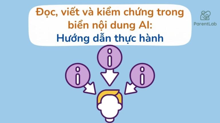 Đọc, viết và kiểm chứng trong biển nội dung AI: Hướng dẫn thực hành